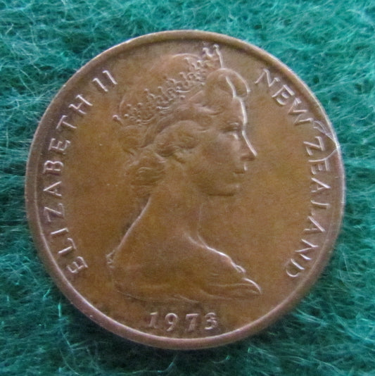 New Zealand 1973 1 Cent Queen Elizabeth II Coin