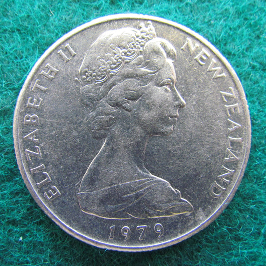 New Zealand 1979 50 Cent Queen Elizabeth Coin