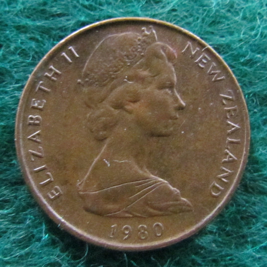 New Zealand 1980 1 Cent Queen Elizabeth II Coin