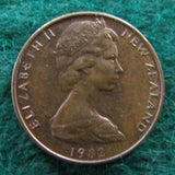 New Zealand 1982 2 Cent Queen Elizabeth II Coin
