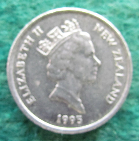 New Zealand 1995 5 Cent Queen Elizabeth II Coin