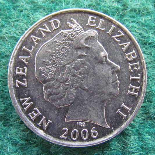 New Zealand 2006 50 Cent Queen Elizabeth Coin