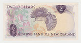 New Zealand 2 Dollar Wilks Banknote 1968 - 1975 Early Note High Grade