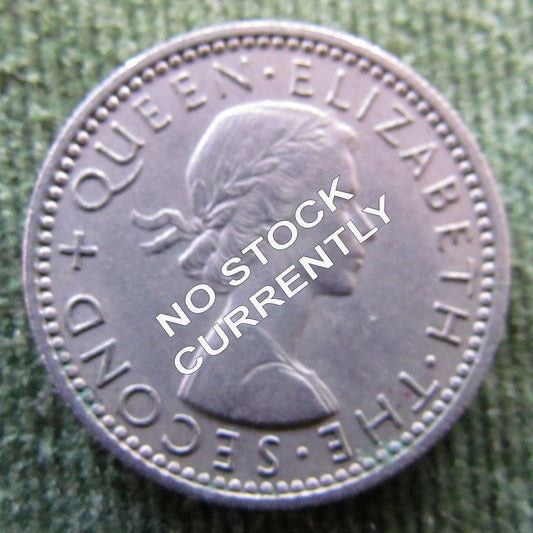 New Zealand 1966 Sixpence Queen Elizabeth II Coin