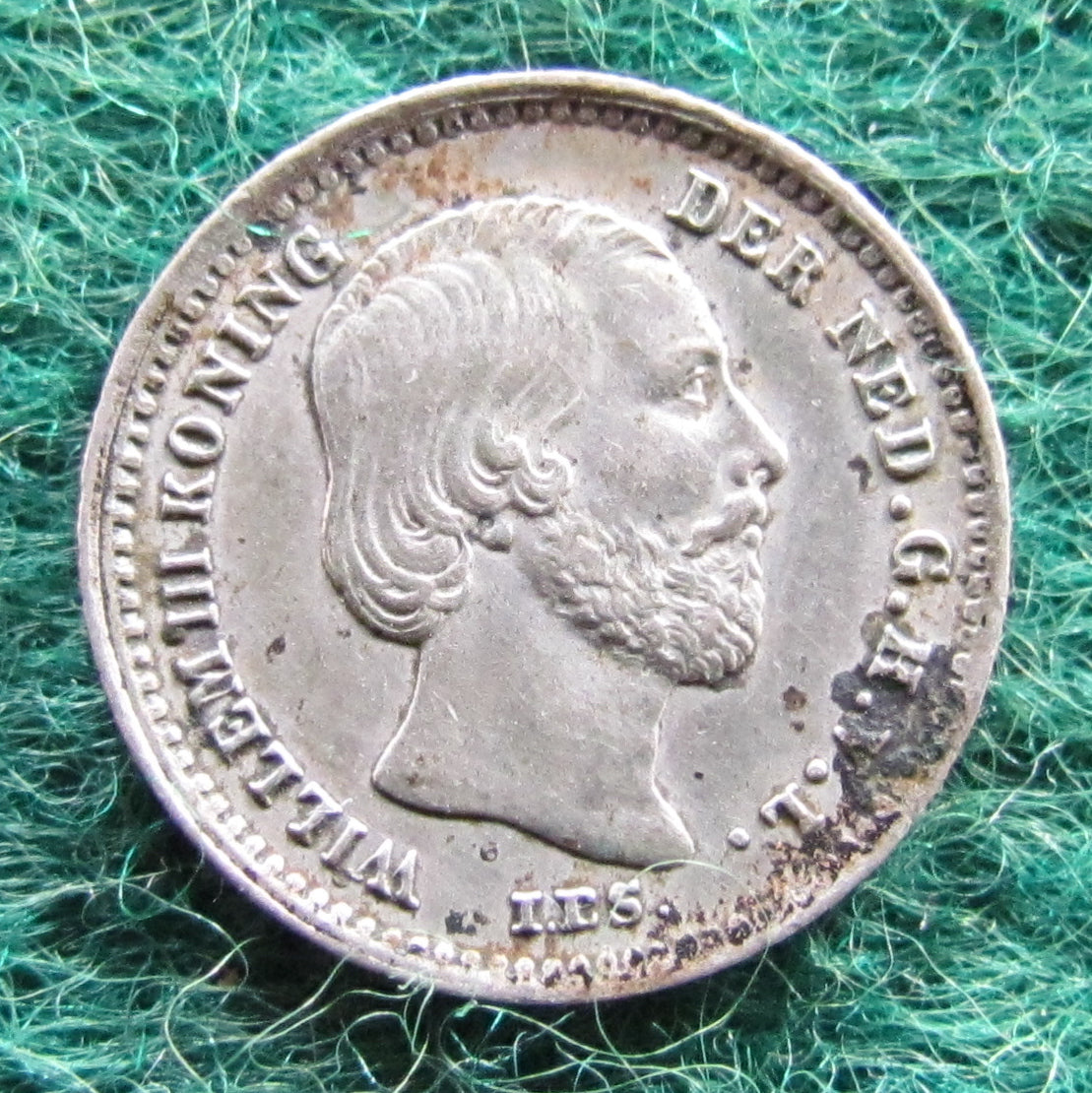 Netherlands 1863 5 Cents King Willem III Coin