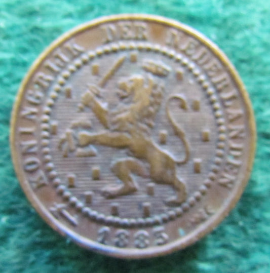 Netherlands 1883 1 Cent Coin - Circulated