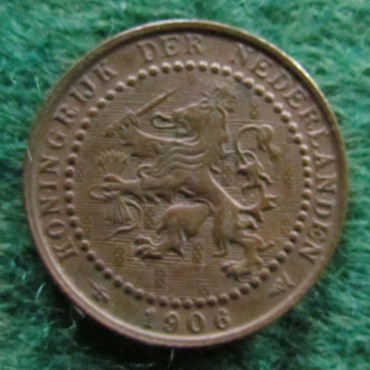 Netherlands 1906 1 Cent Coin