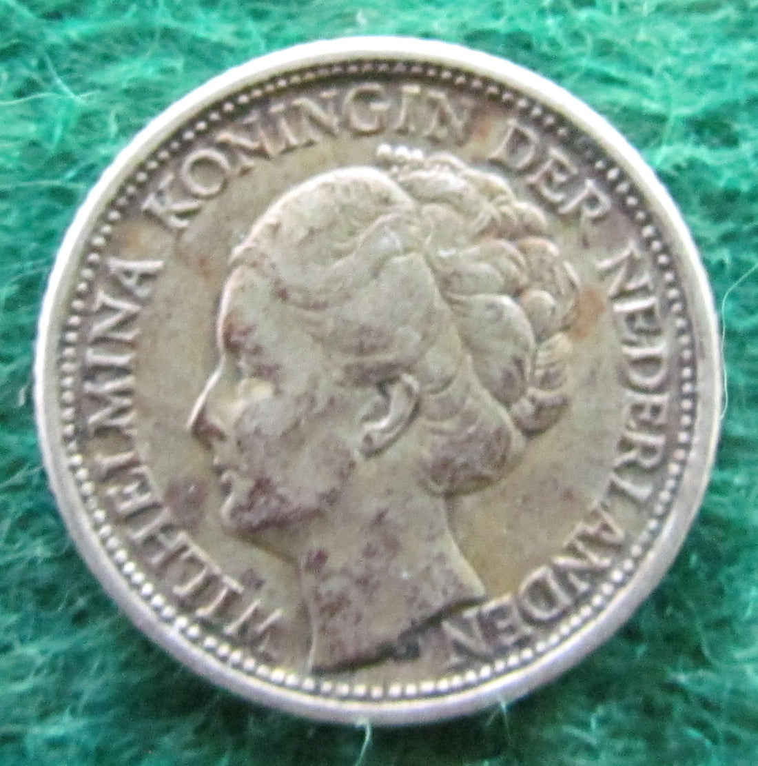 Netherlands 1944 1/10 Gulden Wilhelmina Coin
