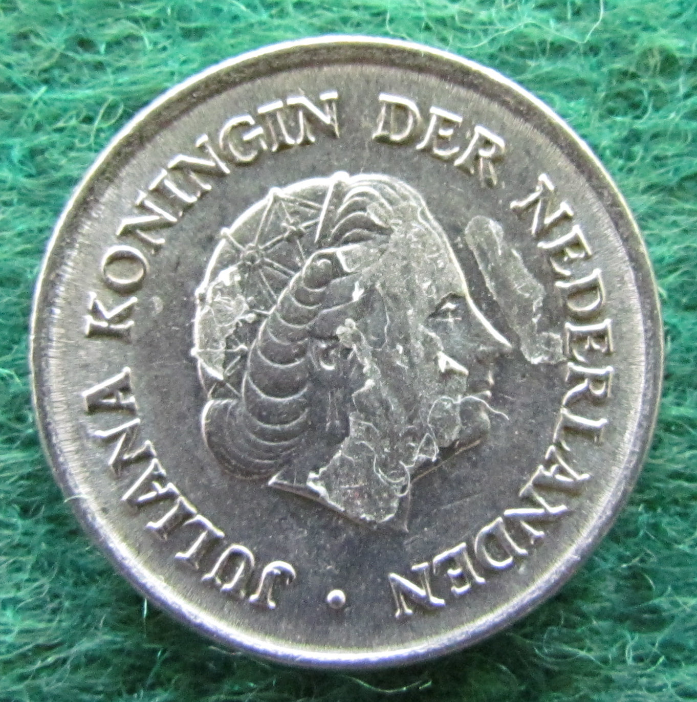Netherlands 1962 25 Cent Juliana Coin