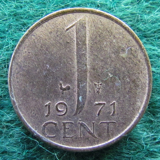 Netherlands 1971 1 Cent Juliana Coin