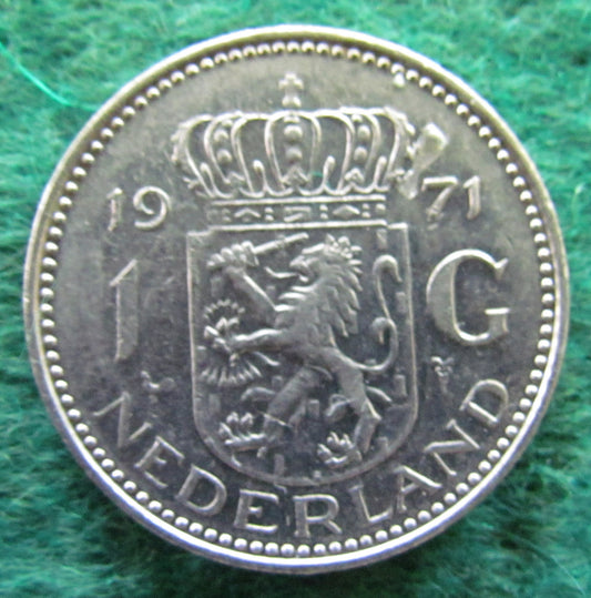 Netherlands 1971 1 Gulden Juliana Coin