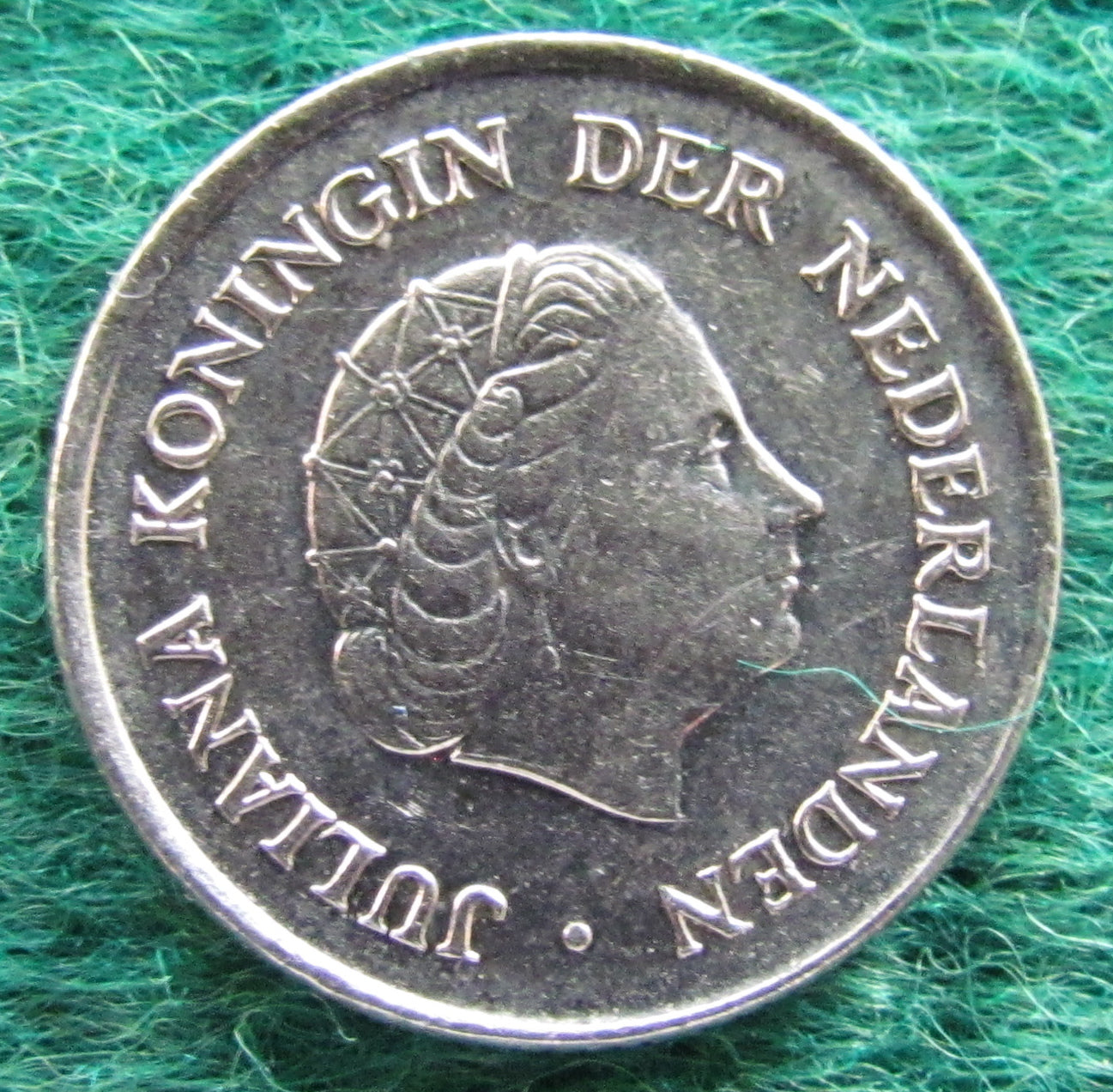 Netherlands 1972 25 Cent Juliana Coin