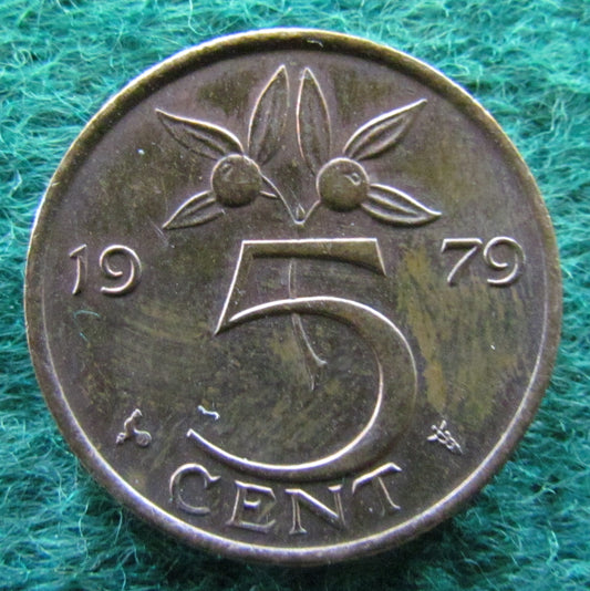Netherlands 1979 5 Cent Juliana Coin