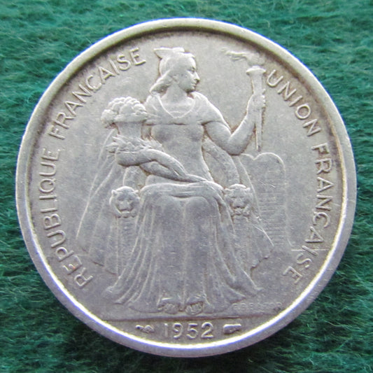 Nouvelle Caledonie 1952 5 Franc Coin - Circulated