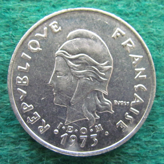 Nouvelle Hebrides 1973 20 Franc Coin