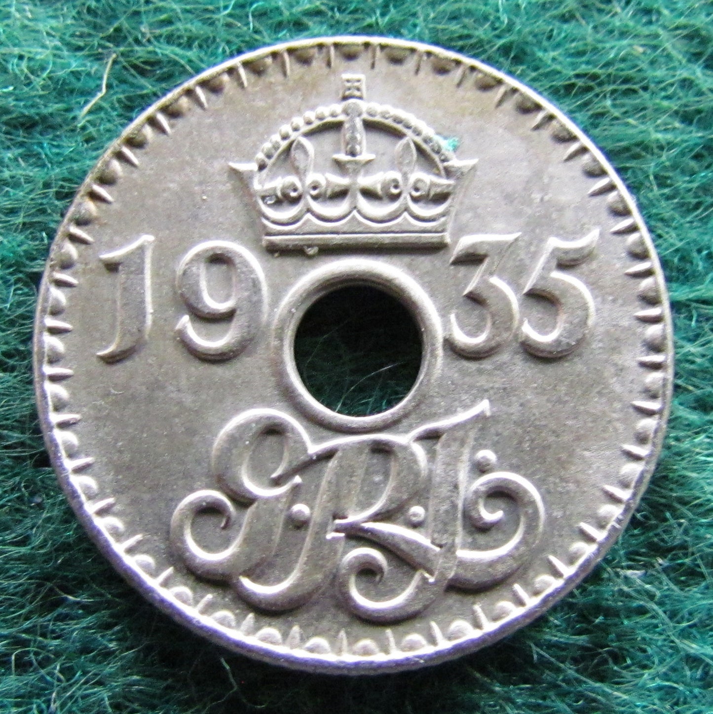 New Guinea 1935 Sixpence Coin