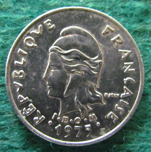 Nouvelle Hebrides 1975 10 Franc Coin