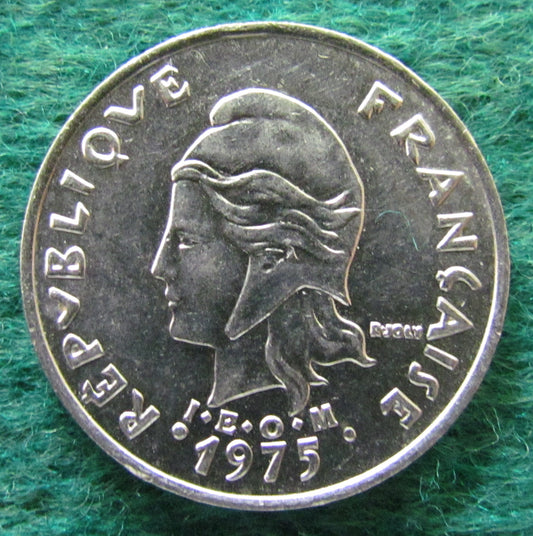 Nouvelle Hebrides 1975 20 Franc Coin