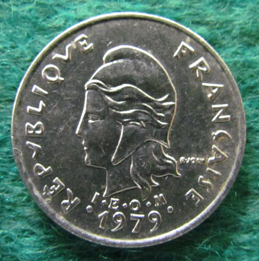 Nouvelle Hebrides 1979 10 Franc Coin