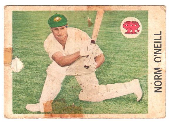Scanlens 1965 Cricket Card #03 - Norm O'Neil Oneil