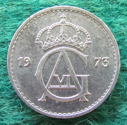 Sweden 1973 25 Ore Coin - Circulated