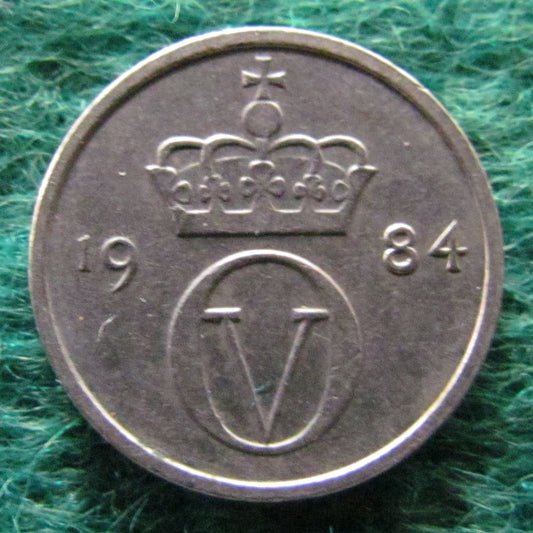 Norway 1984 10 Ore Coin - Circulated
