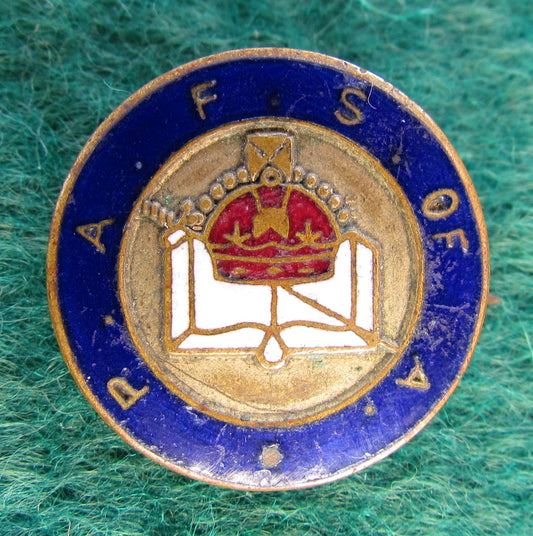 Protestant Alliance Friendly Society of Australasia Lapel Badge