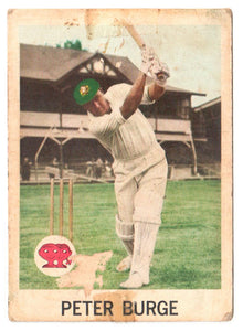 Scanlens 1965 Cricket Card #05 - Peter Burge