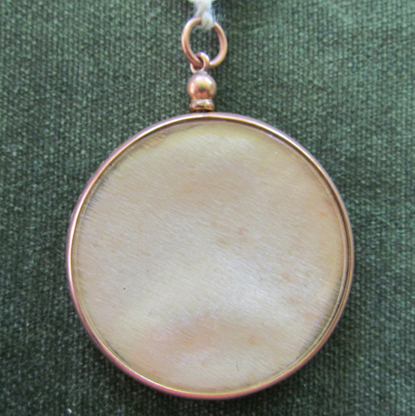 9ct Gold Forget Me Not Photo Pendant Dated 1905