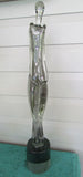 Pino Signoretto Murano Glass Sculpture Of Lovers Embracing 73.5cm Tall From The Markus Gallery