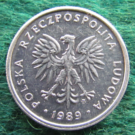 Poland 1989 5 Zlote Coin - Circulated
