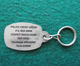 Police Credit Union Keyring - New South Wales