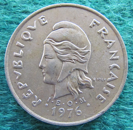 Nouvelle Caledonie 1976 100 Franc Coin