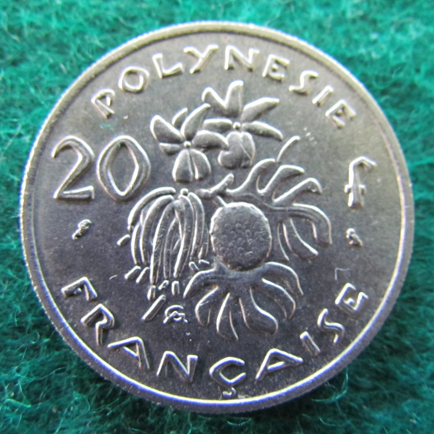 French Polynesie 1967 20 Franc Coin