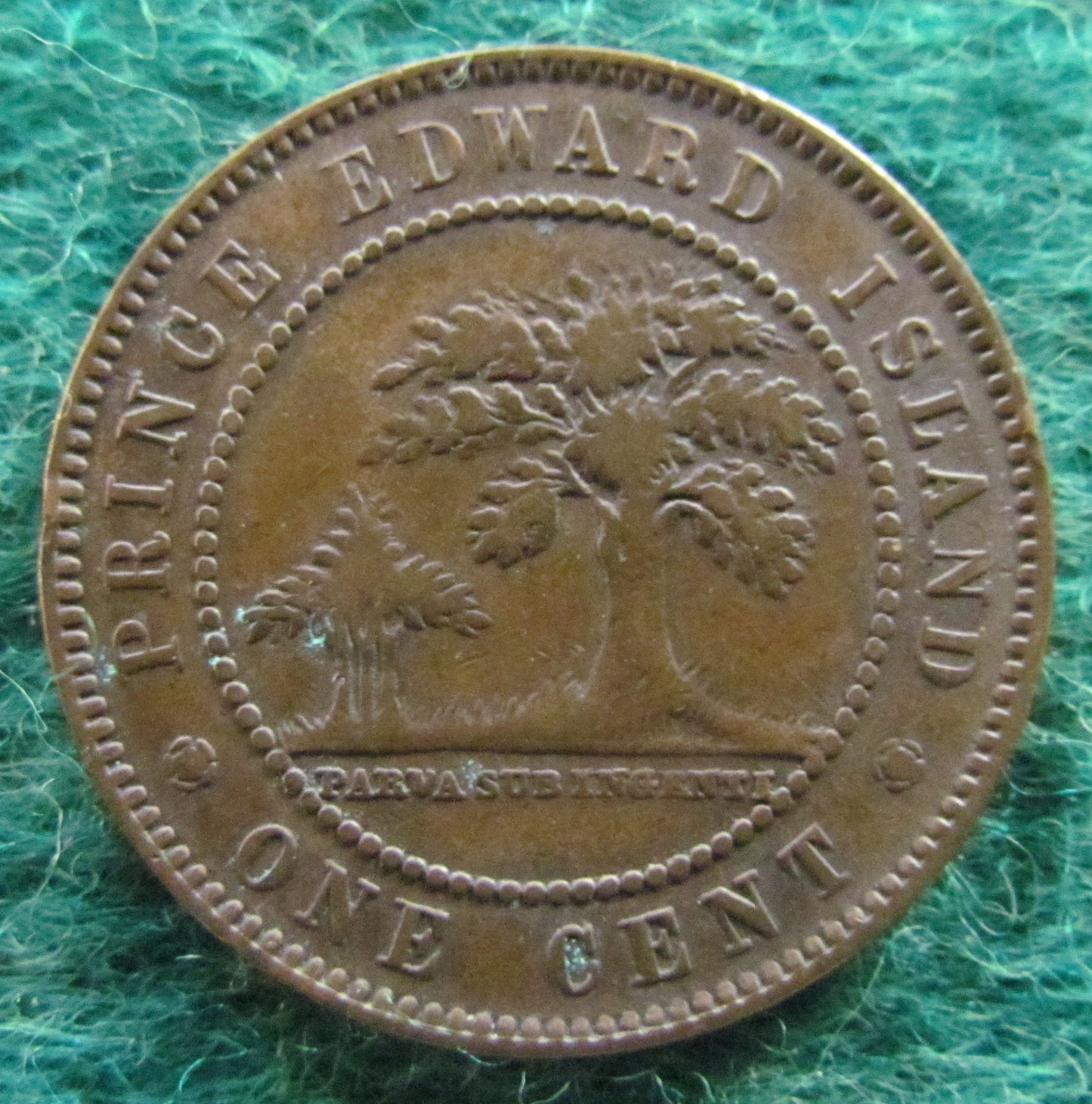 Prince Edward Island 1871 1 cent Coin Queen Victoria - Circulated