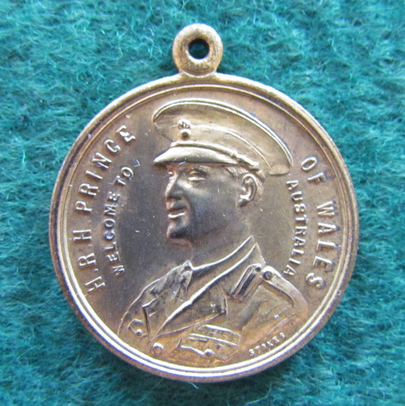 Prince of Wales Colac Empire Day Celebrations 1920 Shire Of Colac War Memorial Medallion