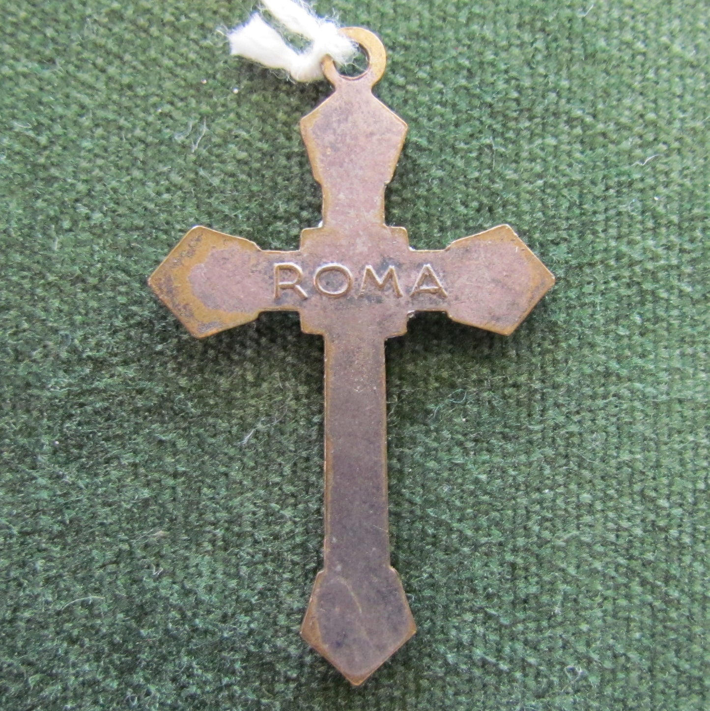 Plated Crucifix With Jesus Pendant