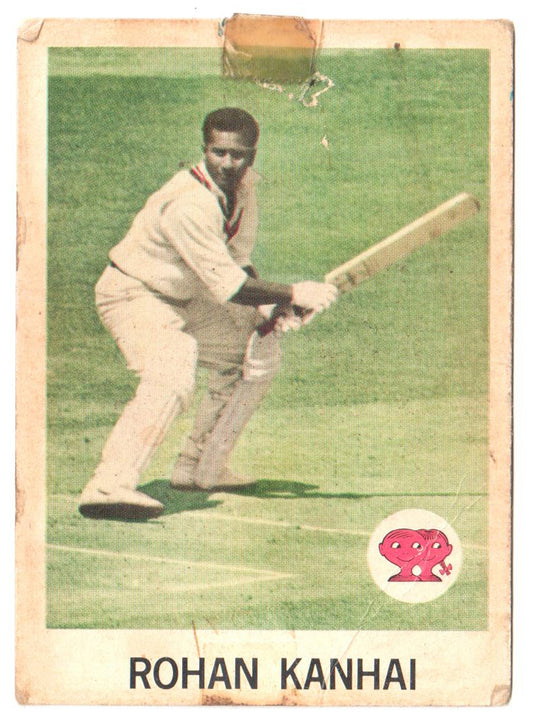 Scanlens 1965 Cricket Card #29 - Rohan Kanhai