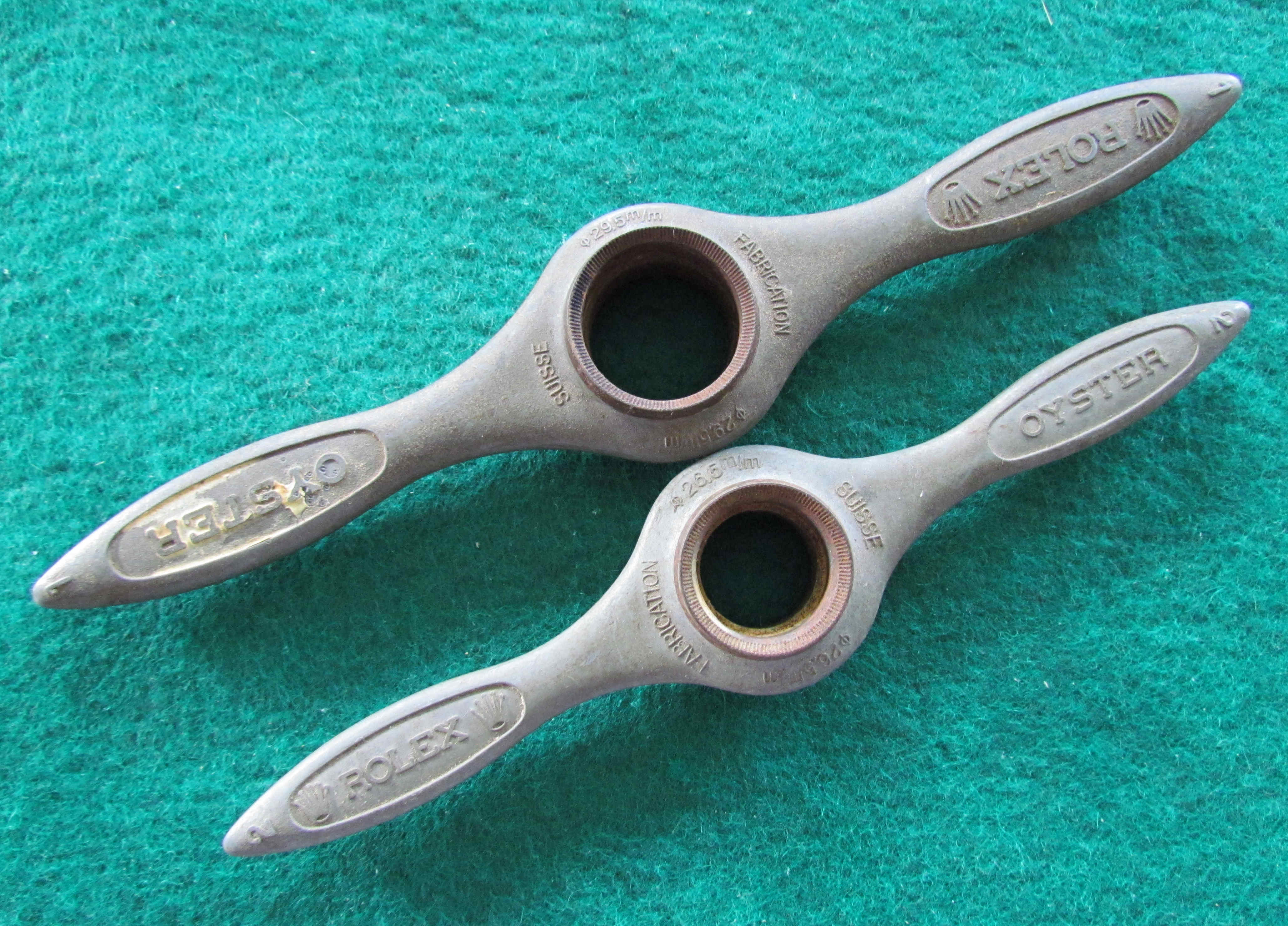 Case Opening Tools Rolex Propeller Style Case Opening Tools 1 & 2 c1950 – Gumnut Antiques