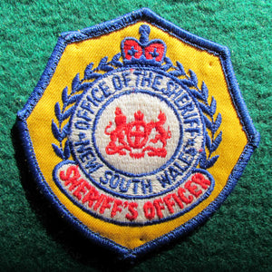New South Wales Office Of The Sheriff Shoulder Patch - Sheriff's Officer