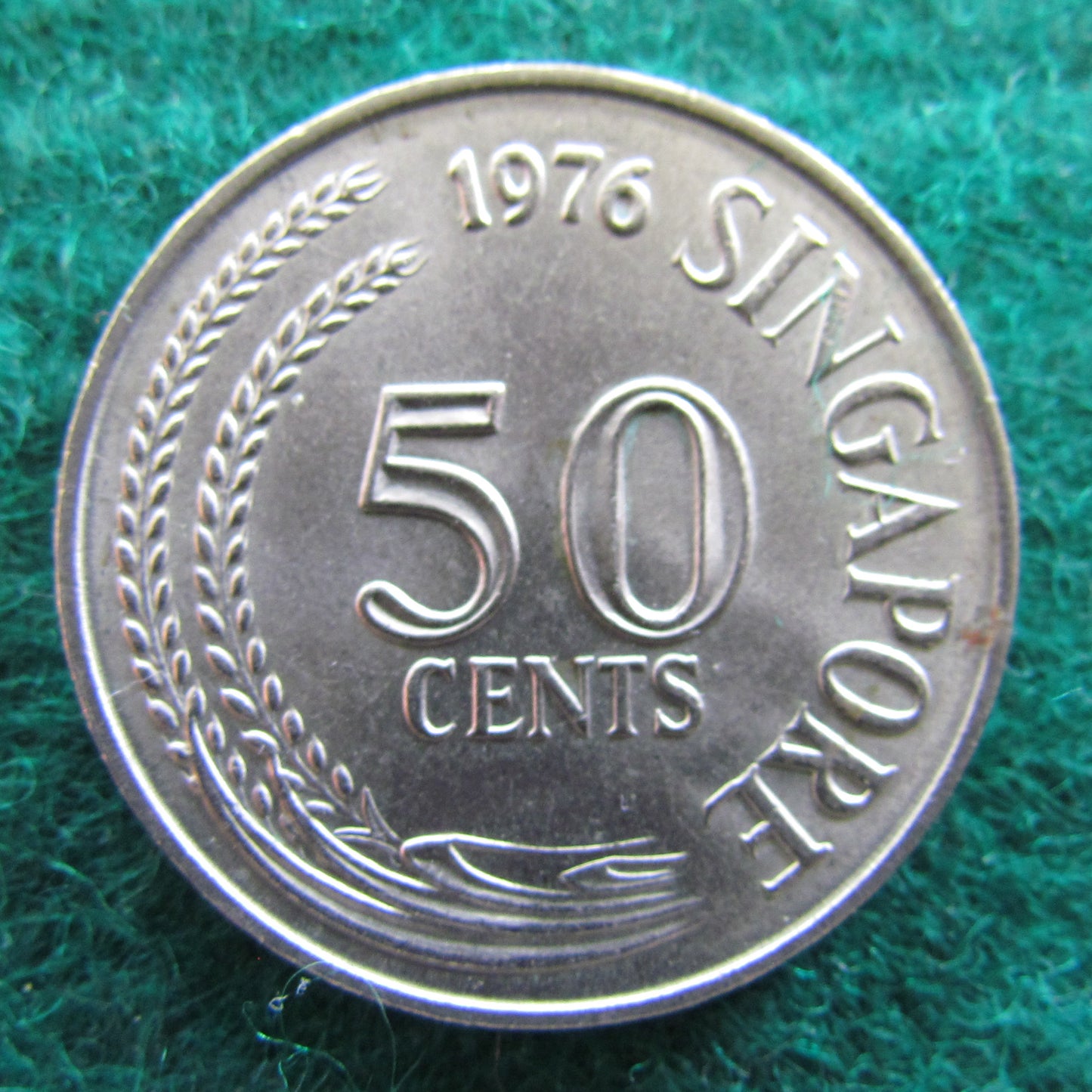 Singapore 1976 50 Cent Coin
