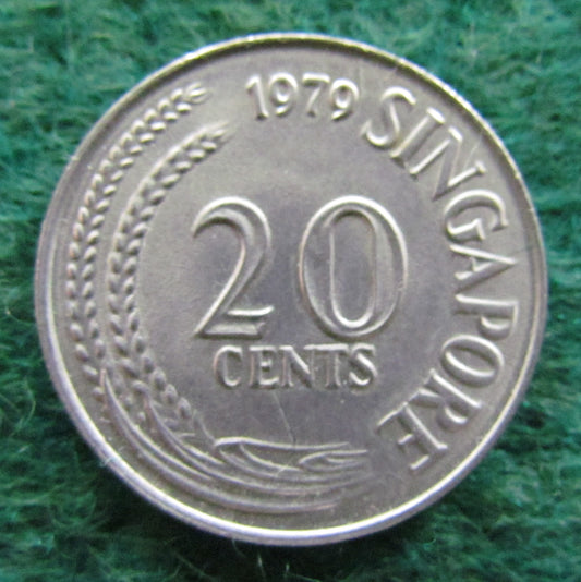 Singapore 1979 20 Cent Coin - Circulated