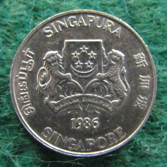 Singapore 1986 20 Cent Coin - Circulated