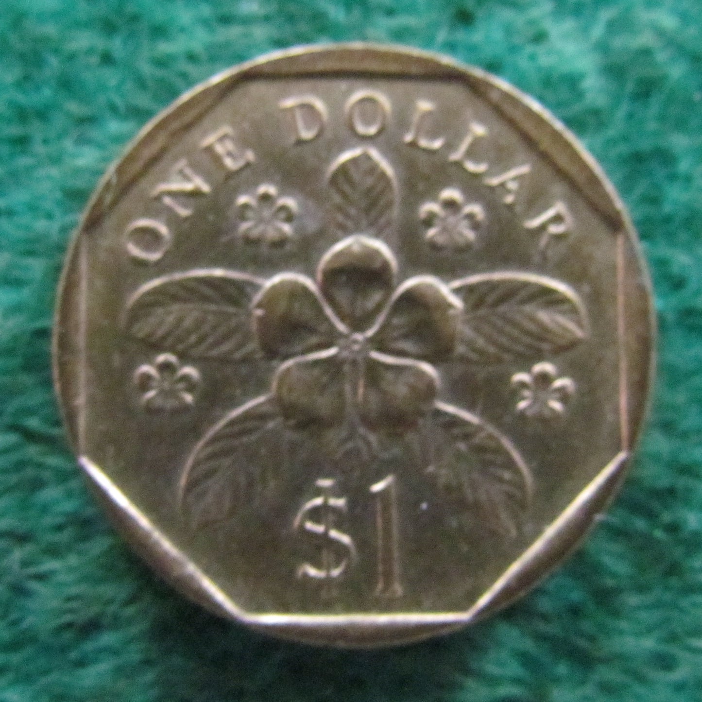 Singapore 1987 1 Dollar Coin