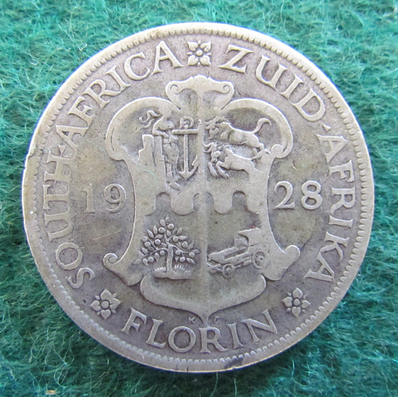 South Africa 1928 2 Shilling Coin King George V
