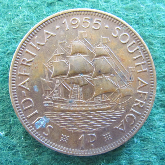 South Africa 1955 1 Penny Coin