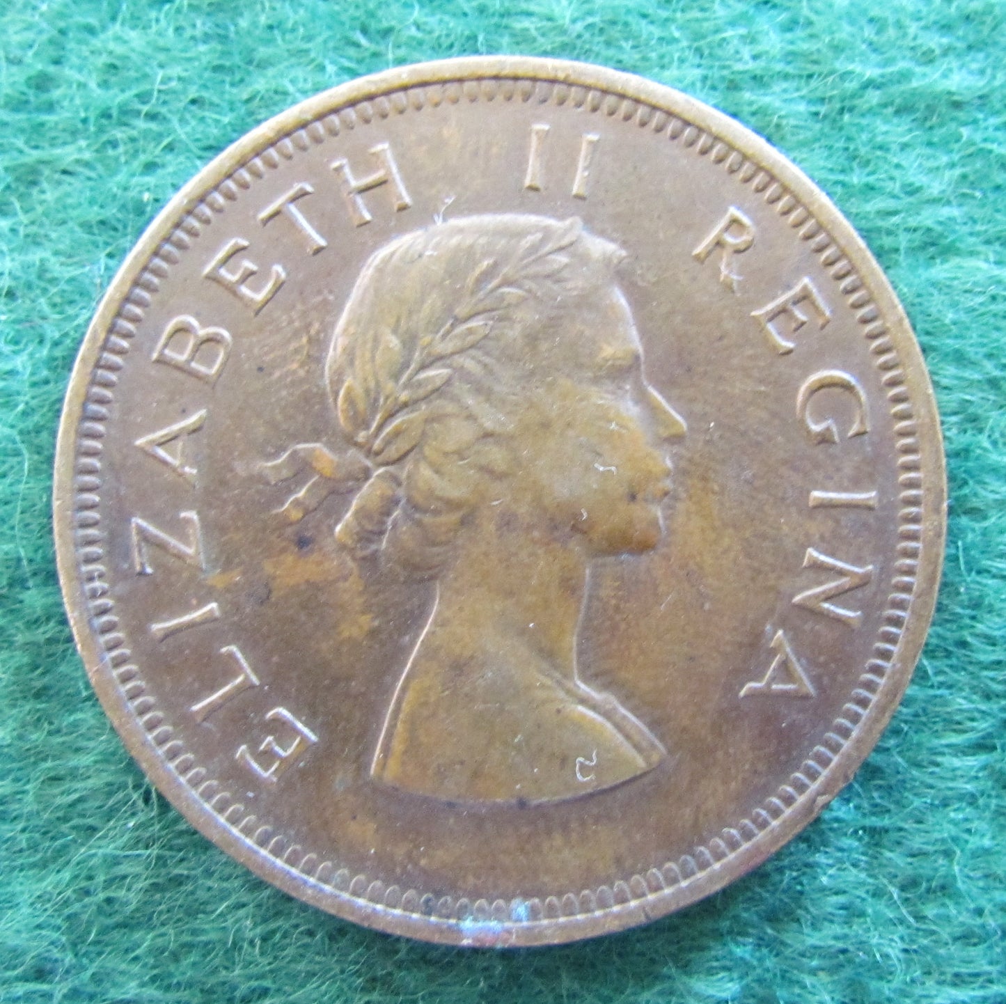 South Africa 1955 1 Penny Coin