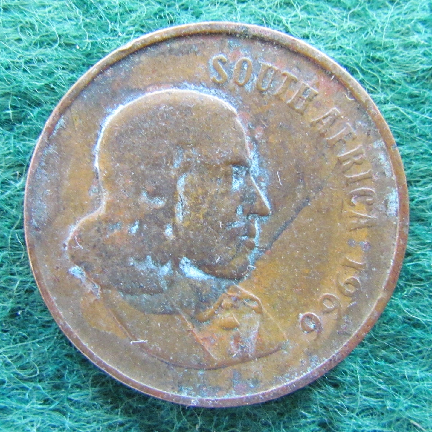 South Africa 1966 2 Cent Coin