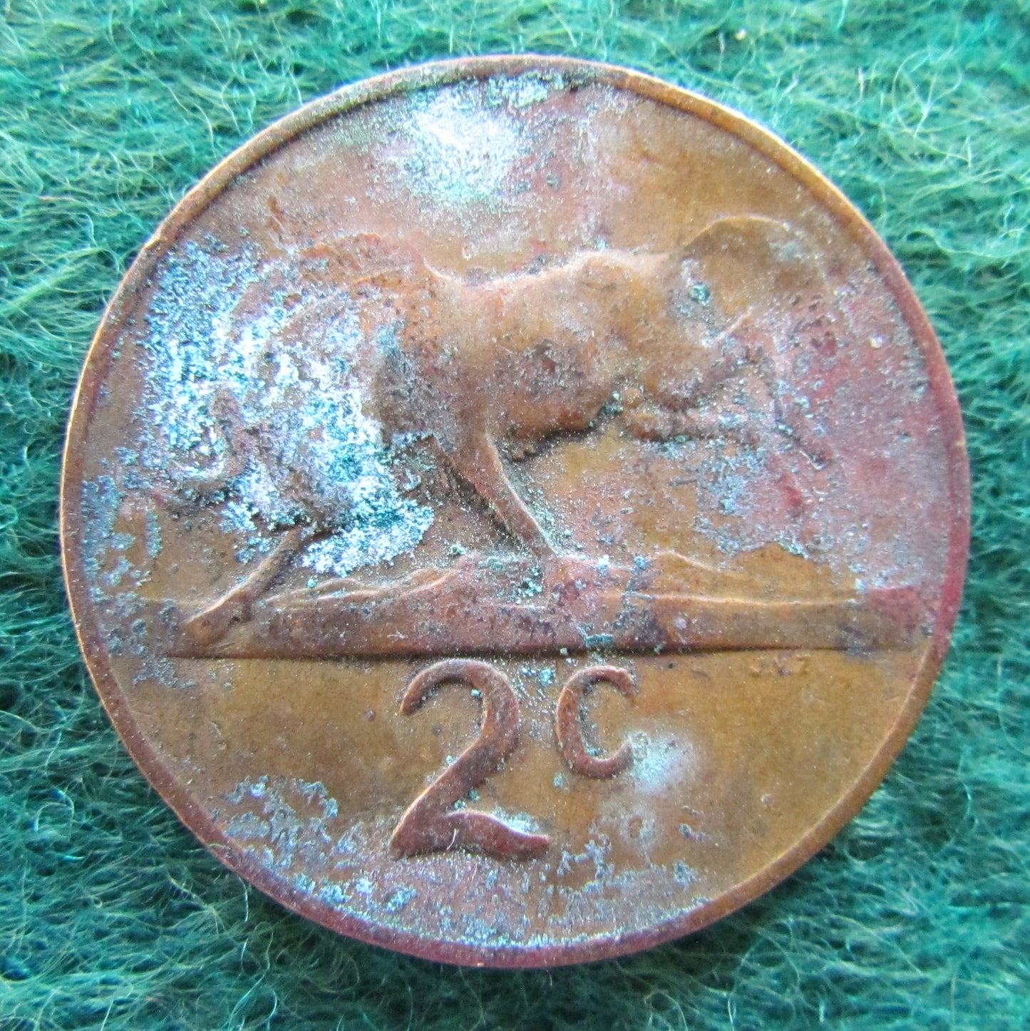 South Africa 1966 2 Cent Coin