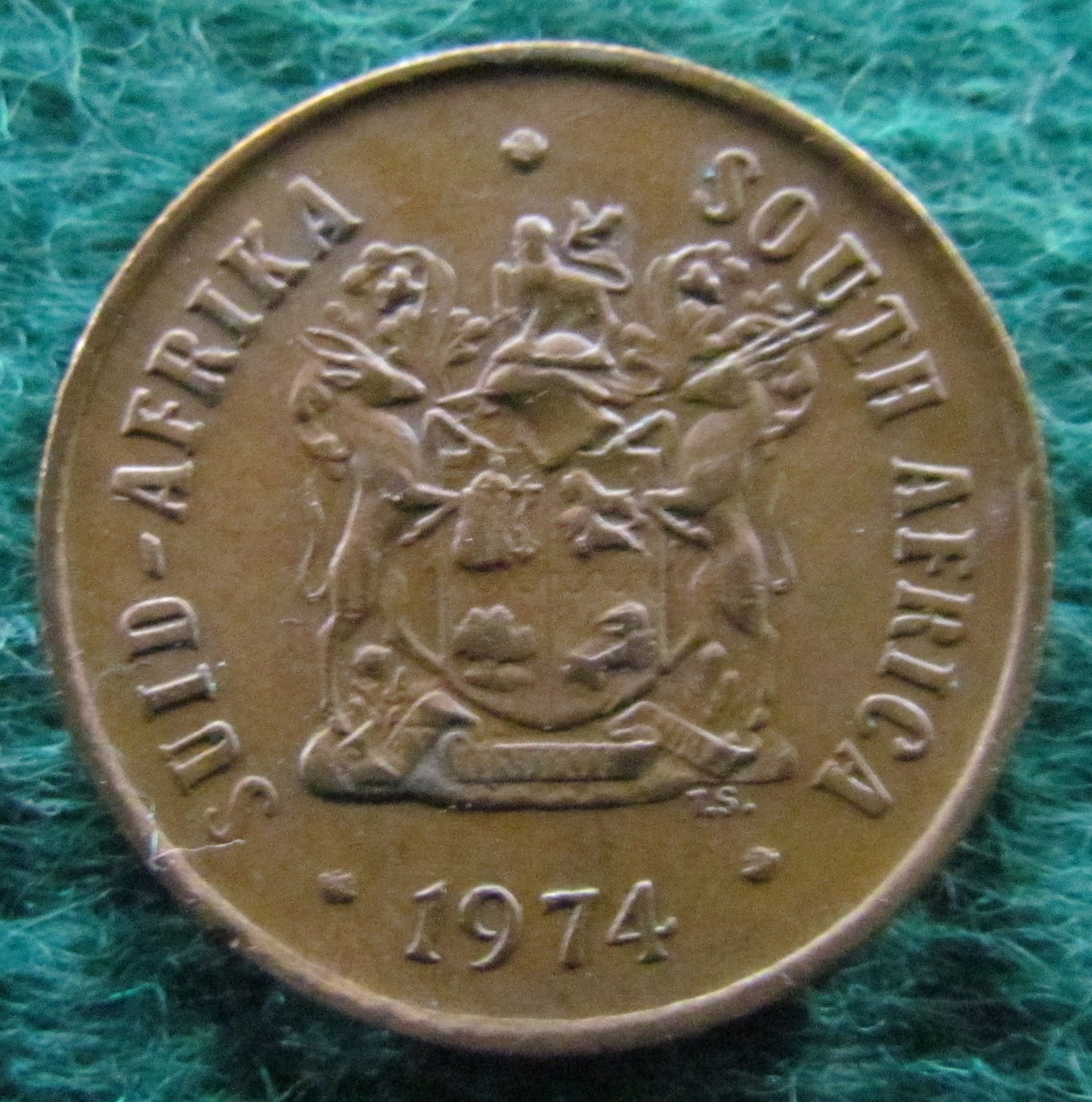 South Africa 1974 1 Cent Coin